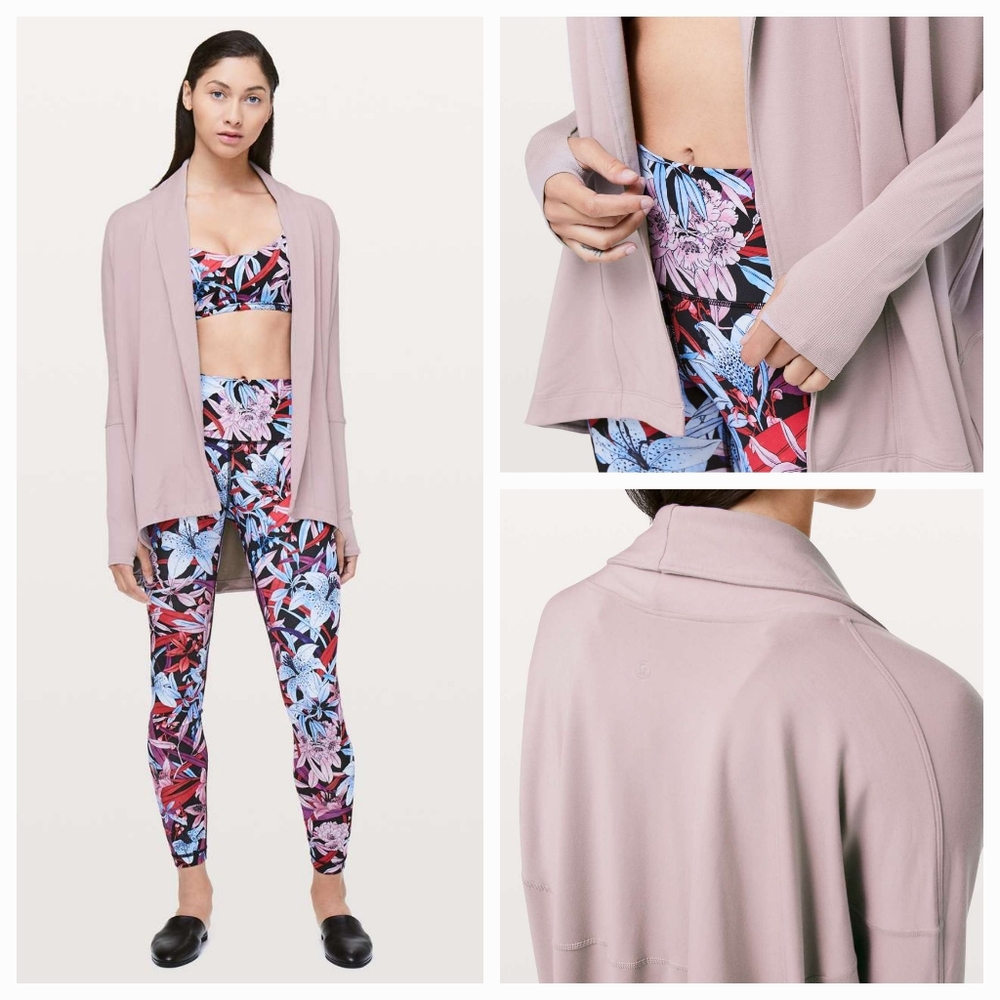 Lululemon Back In Action Wrap Smoky Blush Sz 12